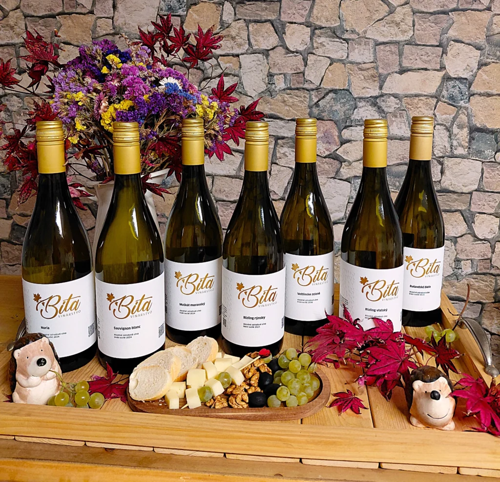 Vinárstvo BITA kolekcia fliaš s vínom